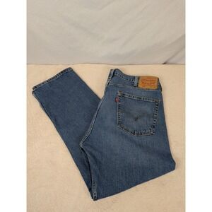 Levi's 505 Regular Fit Jeans Men's 38x30 Medium Wash Denim Gorpcore Prep